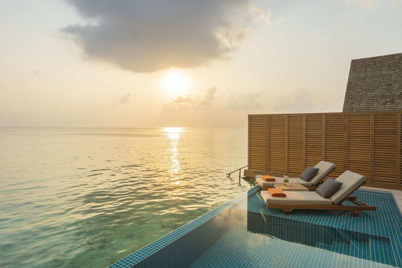 Sunset Water Villa with Pool