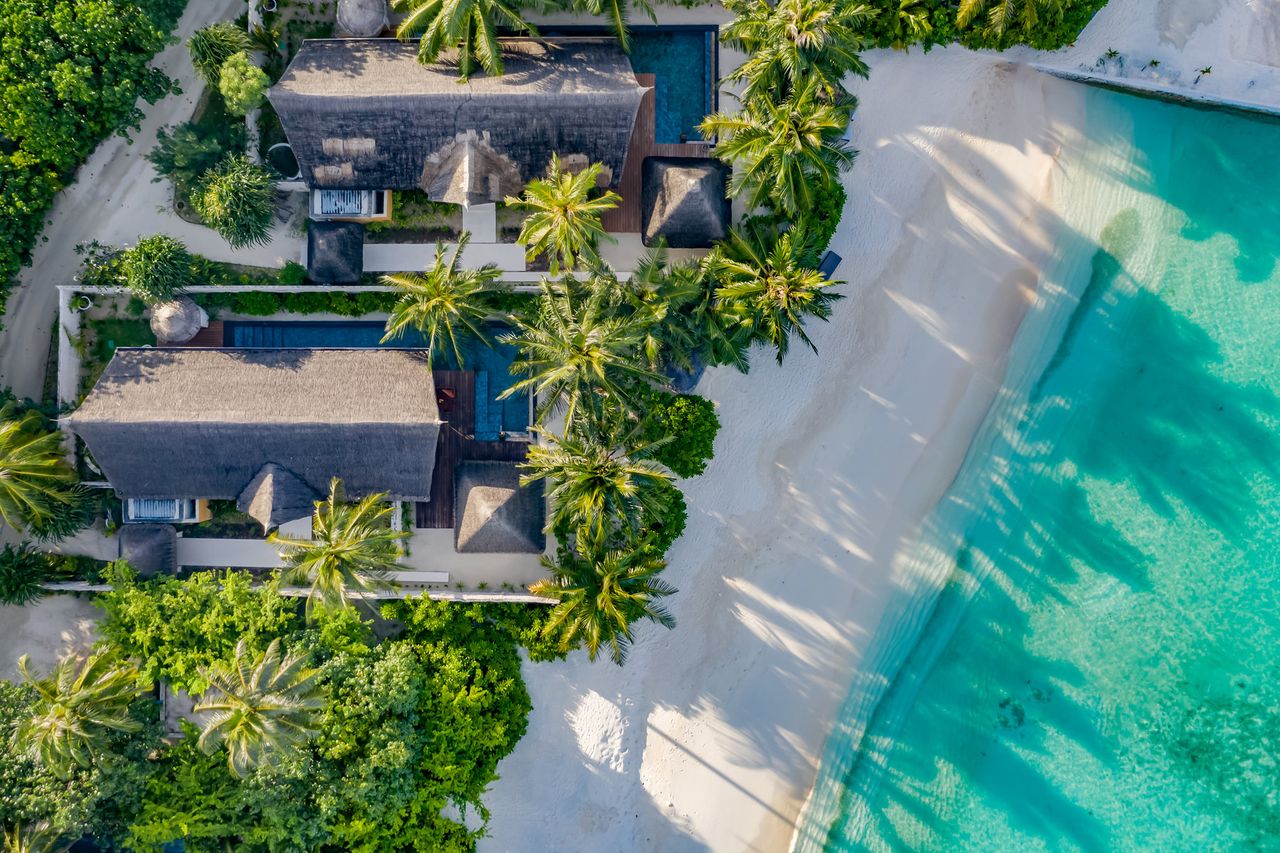 Earth Pool Villa Sunset